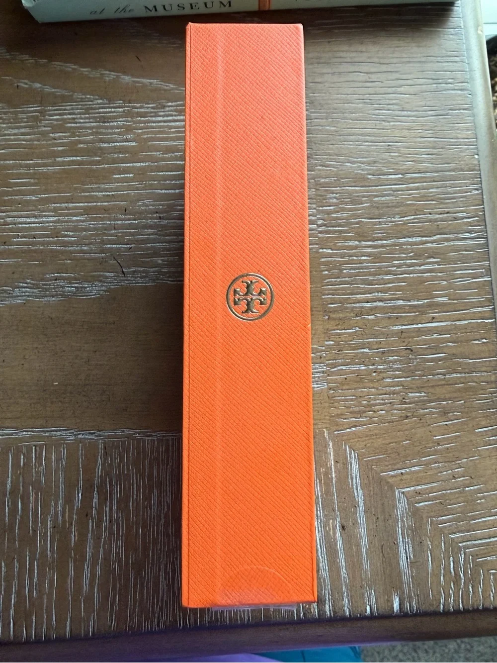 Tory Burch Navy Leather Apple Watch Band